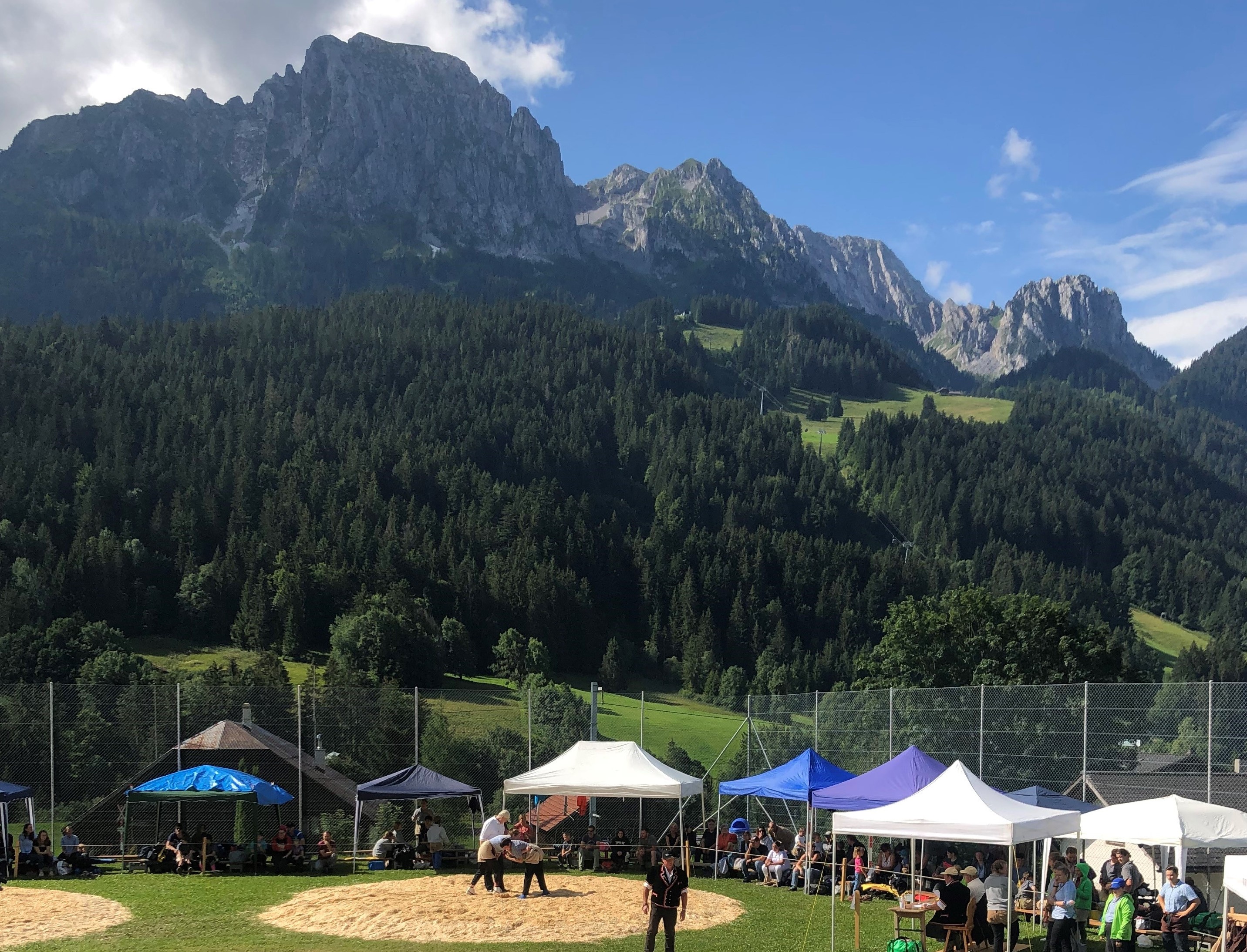 Tradition, force et fête: Rougemont célèbre les 75 ans de son Club de Lutte